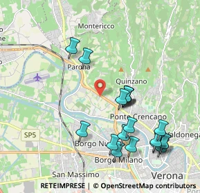 Mappa Via Preare, 37124 Verona VR, Italia (2.12)