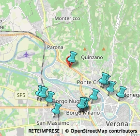 Mappa Via Preare, 37124 Verona VR, Italia (2.36)
