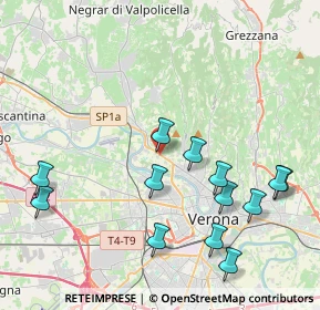 Mappa Via Preare, 37124 Verona VR, Italia (4.56462)