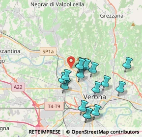 Mappa Via Preare, 37124 Verona VR, Italia (3.66063)