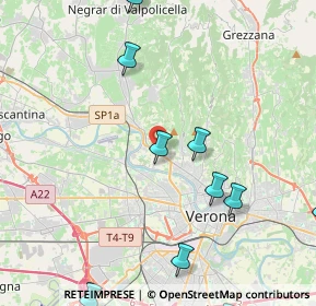 Mappa Via Preare, 37124 Verona VR, Italia (5.92091)