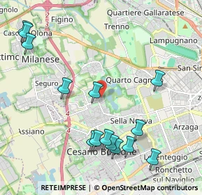 Mappa Via Angelo Bisi, 20152 Milano MI, Italia (2.41571)