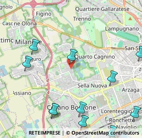 Mappa Via Angelo Bisi, 20152 Milano MI, Italia (2.89182)