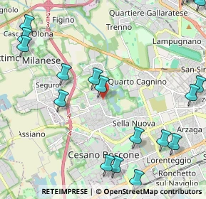 Mappa Via Angelo Bisi, 20152 Milano MI, Italia (3.00278)