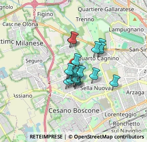 Mappa Via Angelo Bisi, 20152 Milano MI, Italia (1.01471)