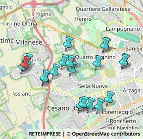 Mappa Via Angelo Bisi, 20152 Milano MI, Italia (1.9135)