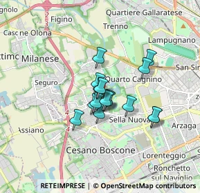 Mappa Via Angelo Bisi, 20152 Milano MI, Italia (1.095)