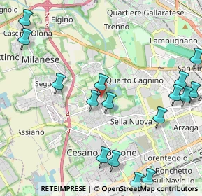 Mappa Via Angelo Bisi, 20152 Milano MI, Italia (2.6575)