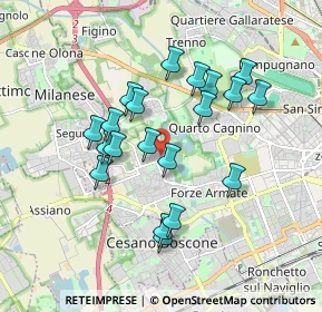 Mappa Via Angelo Bisi, 20152 Milano MI, Italia (1.618)