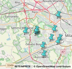 Mappa Via Angelo Bisi, 20152 Milano MI, Italia (3.20091)