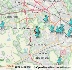 Mappa Via Angelo Bisi, 20152 Milano MI, Italia (4.95)