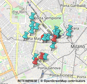 Mappa Piazza di Santa Maria delle Grazie, 20100 Milano MI, Italia (0.703)