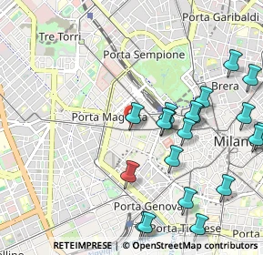 Mappa Piazza di Santa Maria delle Grazie, 20100 Milano MI, Italia (1.195)