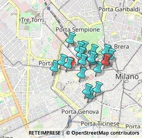 Mappa Piazza di Santa Maria delle Grazie, 20100 Milano MI, Italia (0.6165)