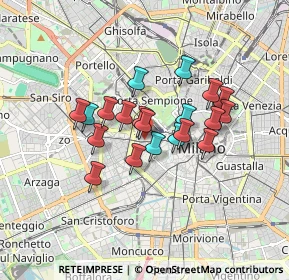 Mappa Piazza di Santa Maria delle Grazie, 20100 Milano MI, Italia (1.293)