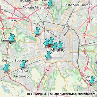 Mappa Piazza di Santa Maria delle Grazie, 20123 Milano MI, Italia (4.56417)
