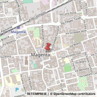 Mappa Via Giuseppe Mazzini, 17, 20013 Magenta, Milano (Lombardia)