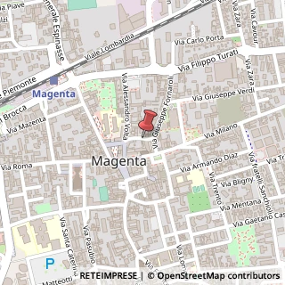 Mappa Via Pusterla, 8, 20013 Magenta, Milano (Lombardia)