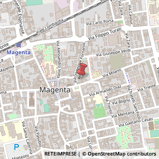 Mappa Via Giuseppe Mazzini, 45, 20013 Magenta, Milano (Lombardia)