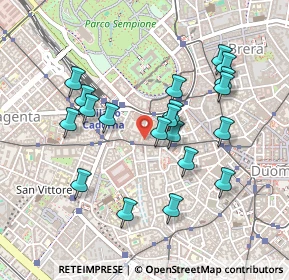 Mappa Corso Magenta, 20121 Milano MI, Italia (0.4415)