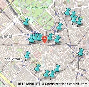 Mappa Corso Magenta, 20121 Milano MI, Italia (0.5335)