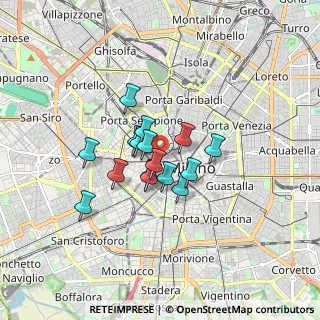Mappa Corso Magenta, 20121 Milano MI, Italia (1.12375)