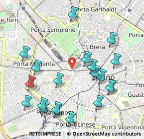 Mappa Corso Magenta, 20121 Milano MI, Italia (1.1455)