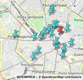 Mappa Corso Magenta, 20121 Milano MI, Italia (0.8435)