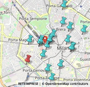 Mappa Corso Magenta, 20121 Milano MI, Italia (0.8685)