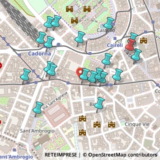 Mappa Corso Magenta, 20121 Milano MI, Italia (0.267)