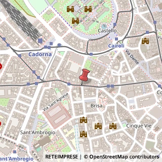 Mappa Corso Magenta, 24, 20121 Milano, Italia, 20123 Milano, Milano (Lombardia)