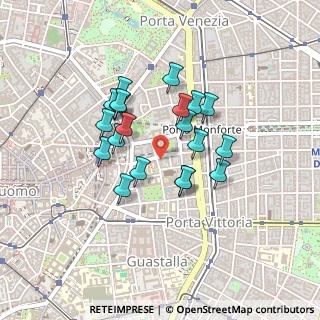 Mappa Via Conservatorio, 20139 Milano MI, Italia (0.35)