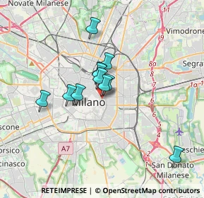 Mappa Via Pietro Mascagni, 20139 Milano MI, Italia (2.47727)