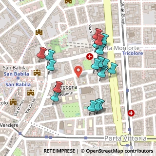 Mappa Via Conservatorio, 20139 Milano MI, Italia (0.2185)