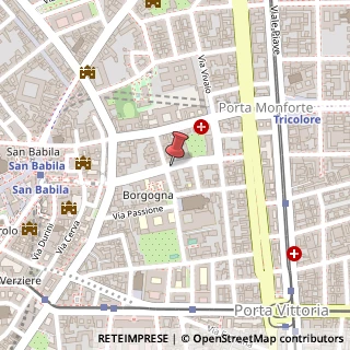 Mappa Via Pietro Mascagni, 15, 20122 Milano, Milano (Lombardia)
