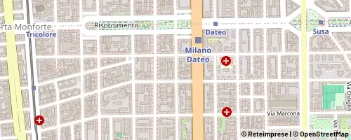 Mappa Milano