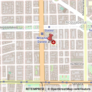 Mappa Via Camillo Hajech,  45, 20129 Milano, Milano (Lombardia)