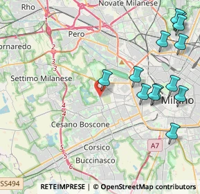 Mappa Via Cardinale Tosi, 20152 Milano MI, Italia (5.20538)