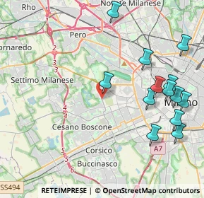 Mappa Via Cardinale Tosi, 20152 Milano MI, Italia (4.83538)