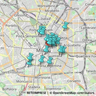 Mappa Galleria de Cristoforis, 20121 Milano MI, Italia (1.044)