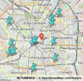 Mappa Galleria de Cristoforis, 20121 Milano MI, Italia (2.28083)