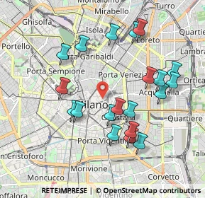 Mappa Galleria de Cristoforis, 20121 Milano MI, Italia (1.8995)