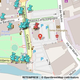 Mappa Piazza Carlo Freguglia, 10015 Ivrea TO, Italia (0.09091)