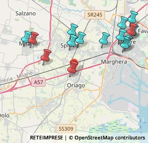 Mappa A57, 30034 Mira VE, Italia (4.69667)