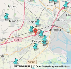 Mappa A57, 30034 Mira VE, Italia (6.226)