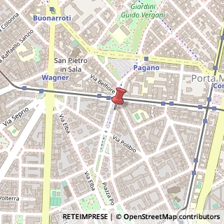 Mappa Via Domenico Cimarosa,  3, 20144 Milano, Milano (Lombardia)