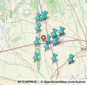 Mappa Strada Comunale del Fiume Sesia, 28060 Recetto NO, Italia (5.97765)