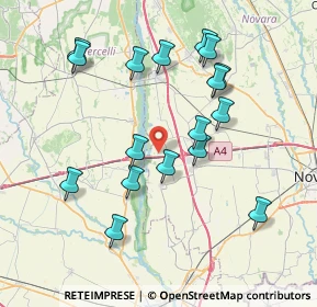 Mappa Strada Comunale del Fiume Sesia, 28060 Recetto NO, Italia (7.63588)