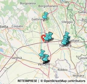 Mappa Strada Comunale del Fiume Sesia, 28060 Recetto NO, Italia (12.633)