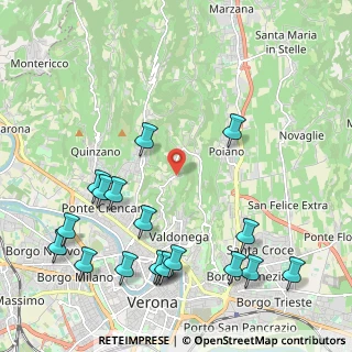 Mappa Via Sommavalle, 37128 Verona VR, Italia (2.61333)